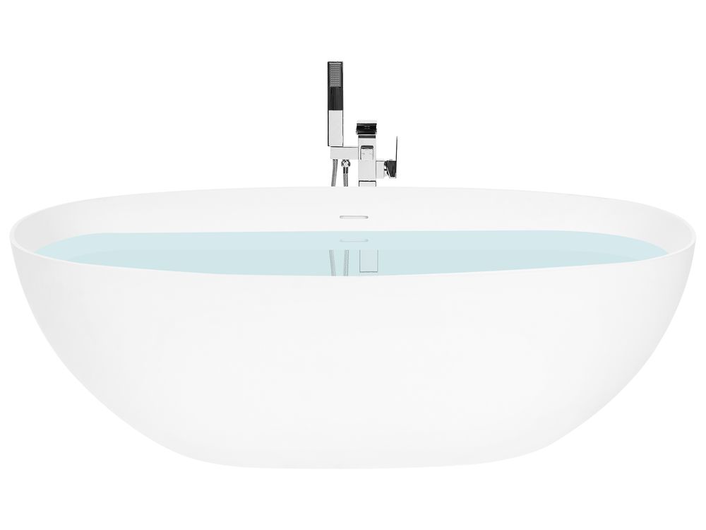 Freestanding Bathtub LAMANGA 1700 x 750 mm Solid Surface White