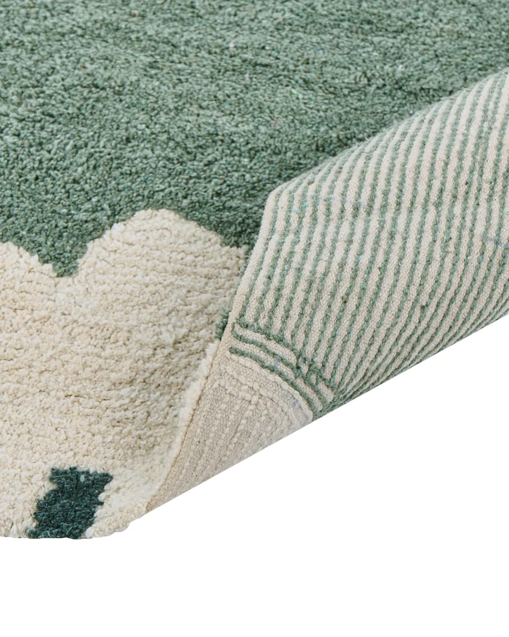 Kids Rug MOKHVA Green 160 x 230 cm Cotton_1061162