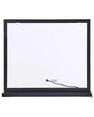 Schminktisch Spiegel LED BEAUVOIR Schwarz_814039