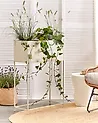 Blumentopf mit Beinen TAPIEN 70 cm Metall Beige