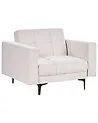 Sessel ALNES Stoff Cremeweiß