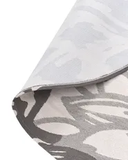 Outdoorteppich SOLAPUR Grau ø 120 cm_992441