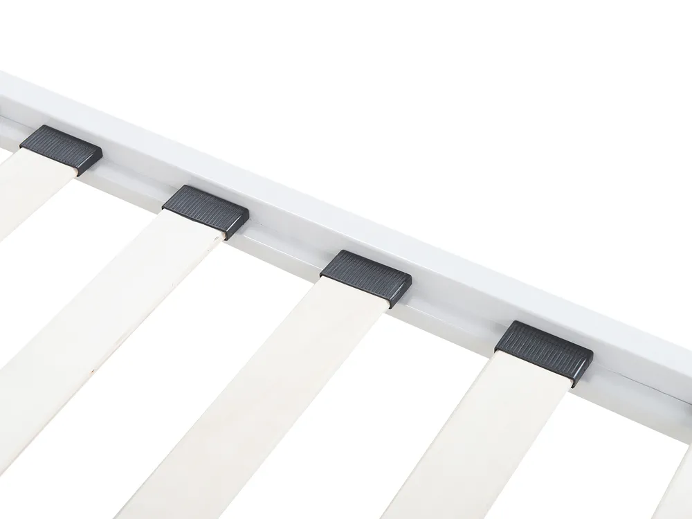Bett mit Lattenrost Metall RODEZ 180 x 200 cm Weiß_740624