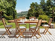 Gartenstuhlkissen 6er Set TOLVE 39 x 31 cm Mintgrün_1178588