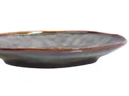 Set of 4 Side Plates THYME Stoneware Dark Green_957272