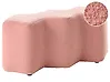 Polsterbank LITTLETON Bouclé Rosa