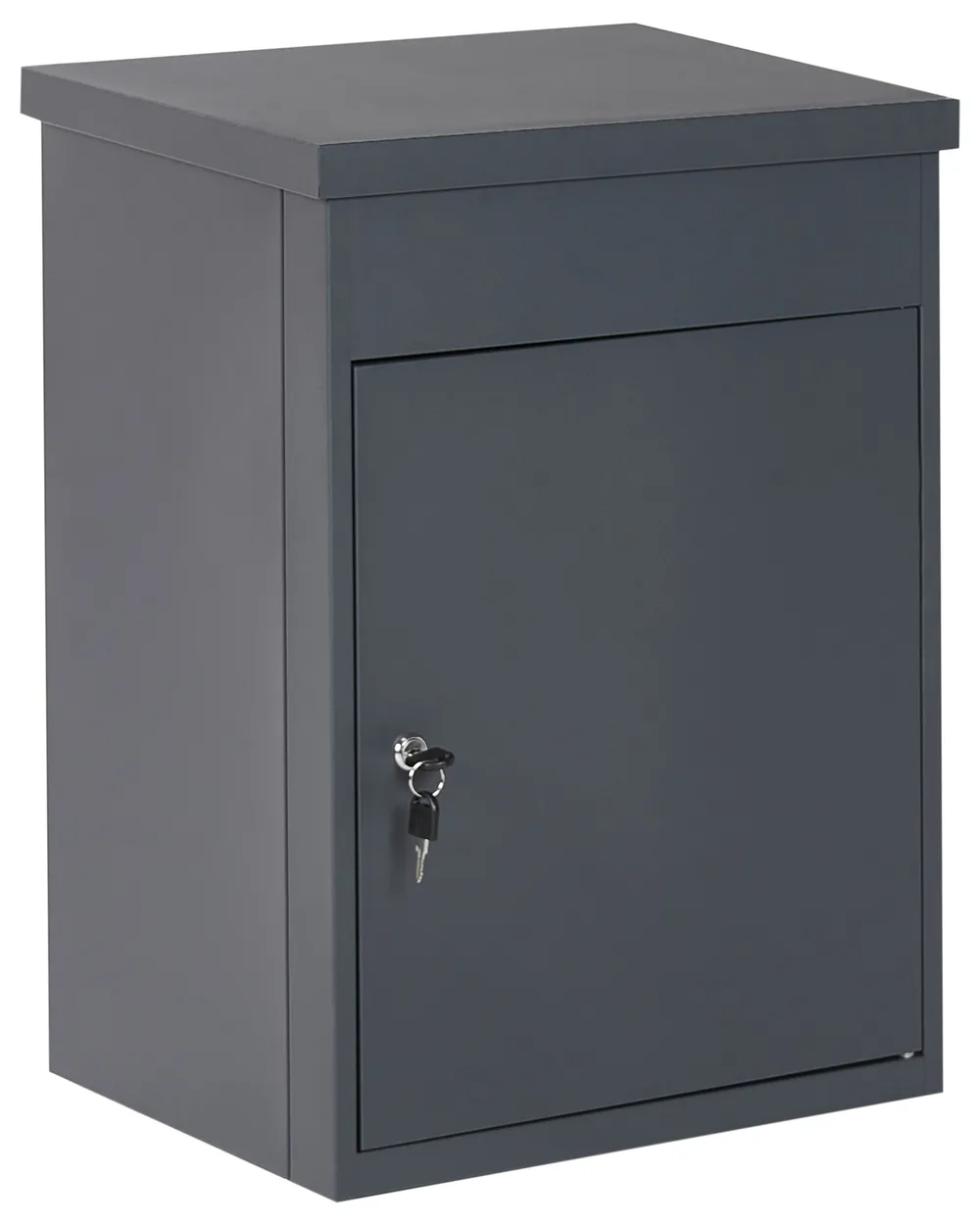 Paketbriefkasten SCALEA 44 cm 35 cm Metall Graphitgrau