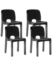Gartenstuhl 4er Set BETIM Schwarz_988724