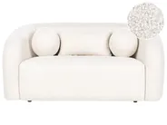Sofa 2 Seater EGEDAAL Boucle White_1053457