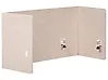 Schreibtischtrennwand SOLOA 210 x 61 cm Beige