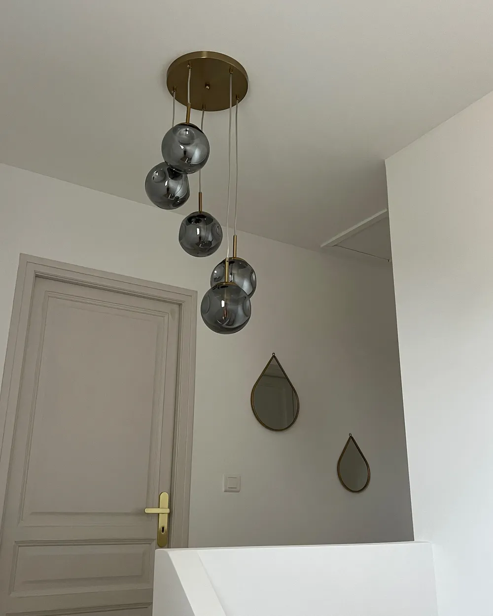 Pendant Lamp RALFES Glass Brass_953003