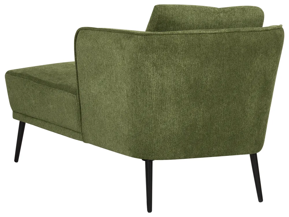 Linksseitige Chaiselongue ARTHEZE Stoff Dunkelgrün_930068