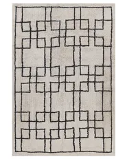 Rug TURHAL Beige 160 x 230 cm Cotton_817605