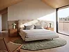 Bett mit Lattenrost Bouclé SOULISSE 160 x 200 cm Beige