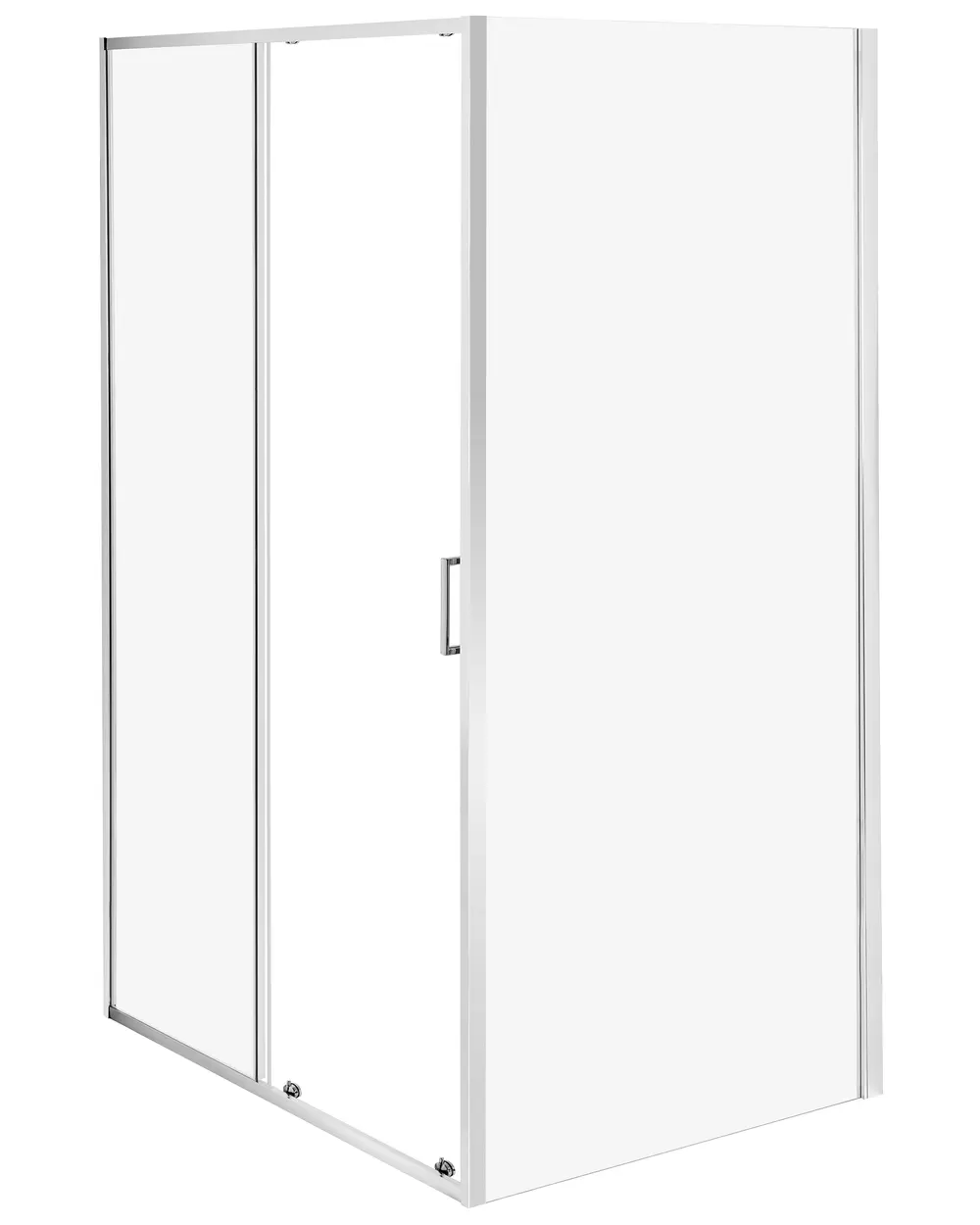 Duschkabine LANGUI 90 x 120 x 190 cm Silber