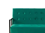 Sofa Bed 3 Seater MARSTAL Velvet Emerald Green_796258