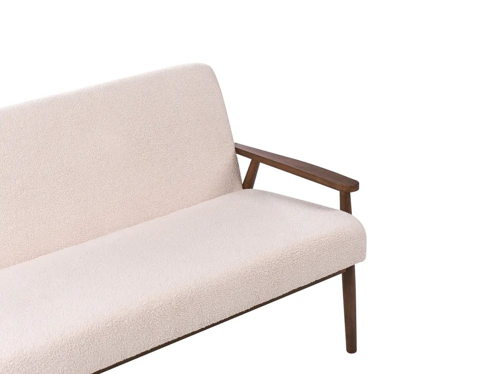 Sofa 3 Seater ESRUM Boucle Dark Brown/ Beige_1014681