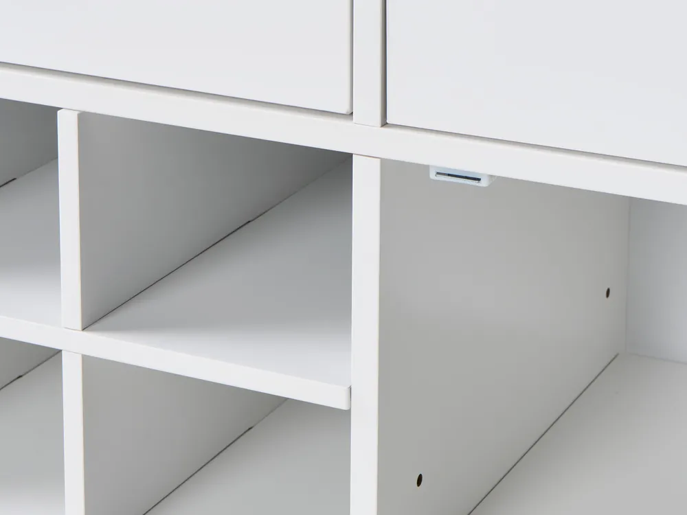 Wine Cabinet LUCASTON White_996581