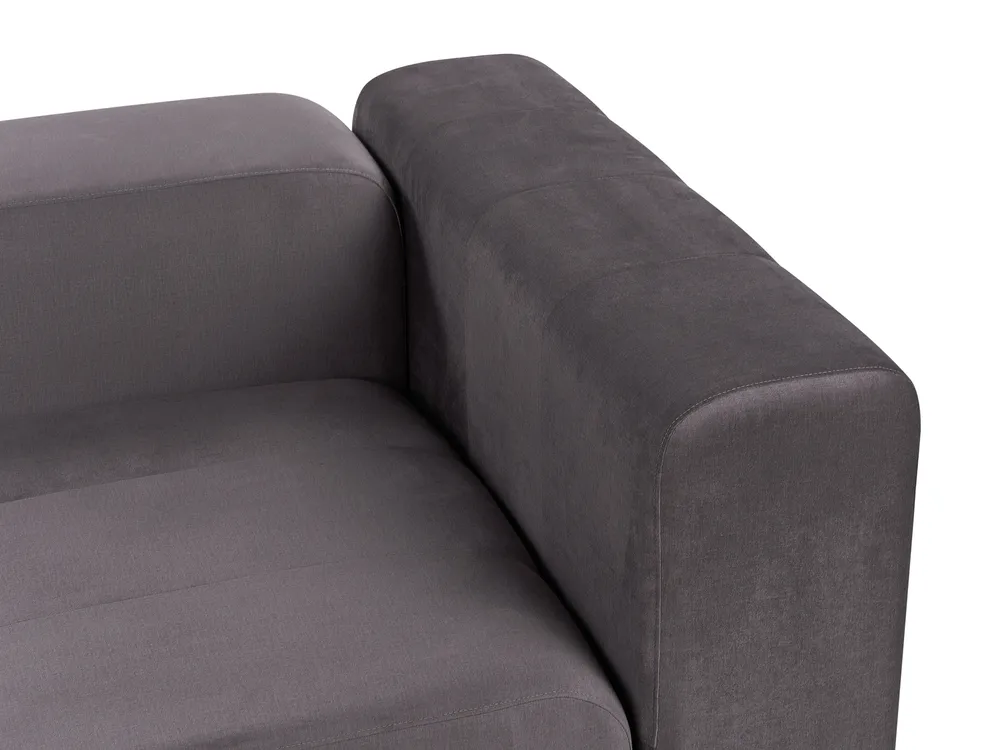 Modular Sofa 3 Seater FALSTERBO with Ottoman Velvet Taupe_919358
