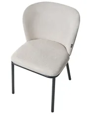 Esszimmerstuhl 2er Set ARTESIA Stoff Hellbeige_1020651