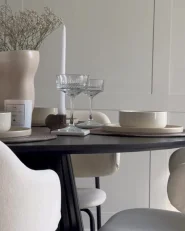 Set of 2 Dining Chairs KENAI Light Beige_956682