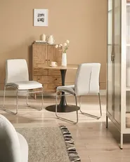 Esszimmerstuhl 2er Set LECCO Stoff Hellbeige_1044548