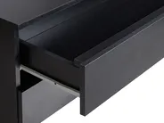Badezimmerschrank TERESINA mit Rädern 80 cm Schwarz_983960