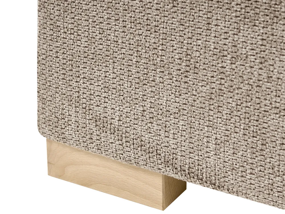 Boxspringbett mit Stauraum MAJOR Stoff Taupe 180 x 200 cm_1028193
