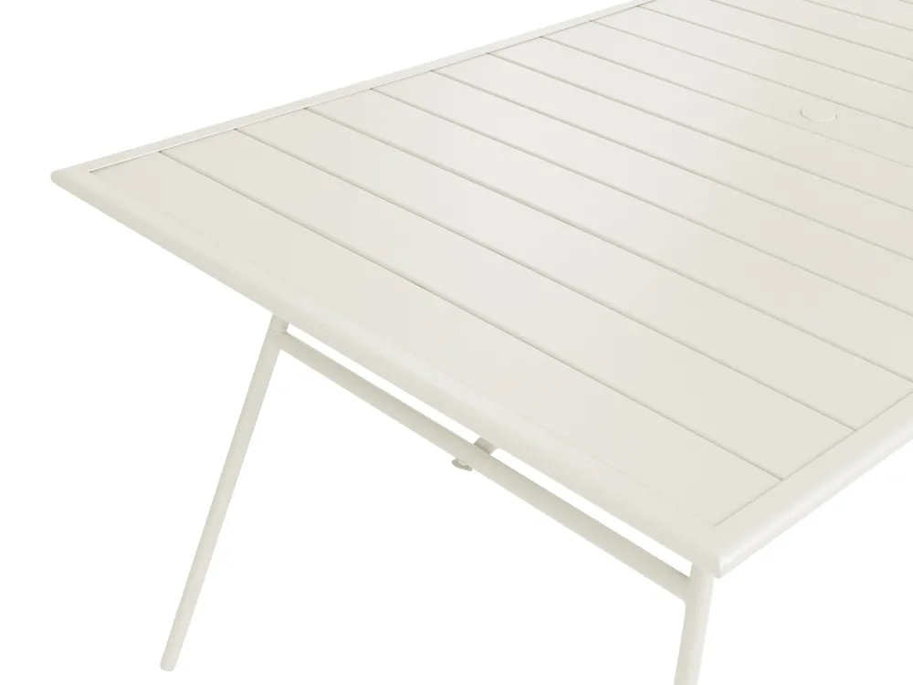 Tuinset 6-zits TERENZO Metaal Lichtbeige - Beliani.nl