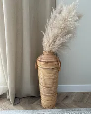 Dekovase ELATIA 50 cm Rattan Naturfarben_1000931