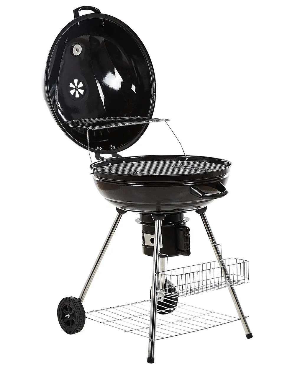 Charcoal BBQ Grill MARAPI Metal Black_822954