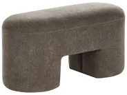Upholstered Bench DECORAH Boucle Brown_1046761