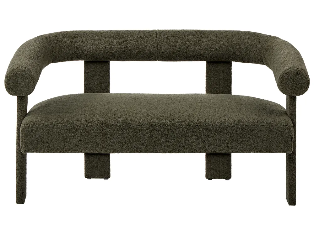 Sofa Set ILBRO Bouclé Dunkelgrün_1059174