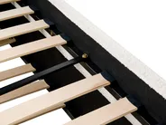 Ausziehbett Bouclé GASSIN 90 x 200 cm Cremeweiß_951570