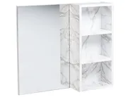 Bad-Spiegelschrank JOINVILLE 60 cm 54 cm Weißer Marmor_978177