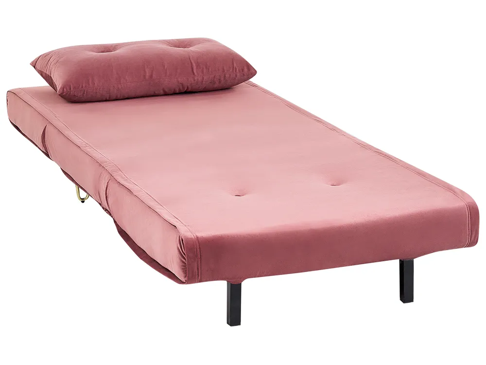 Sofa Set 3-Sitzer VESTFOLD Samtstoff Rosa_851643