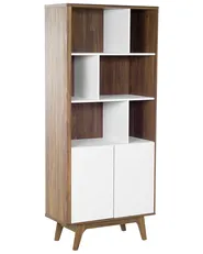 Regal COLUMBUS 182 cm Braun / Weiß_445025
