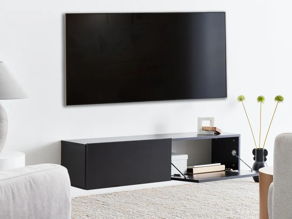 Wall Mounted TV Stand GLADSTONE Black_973741