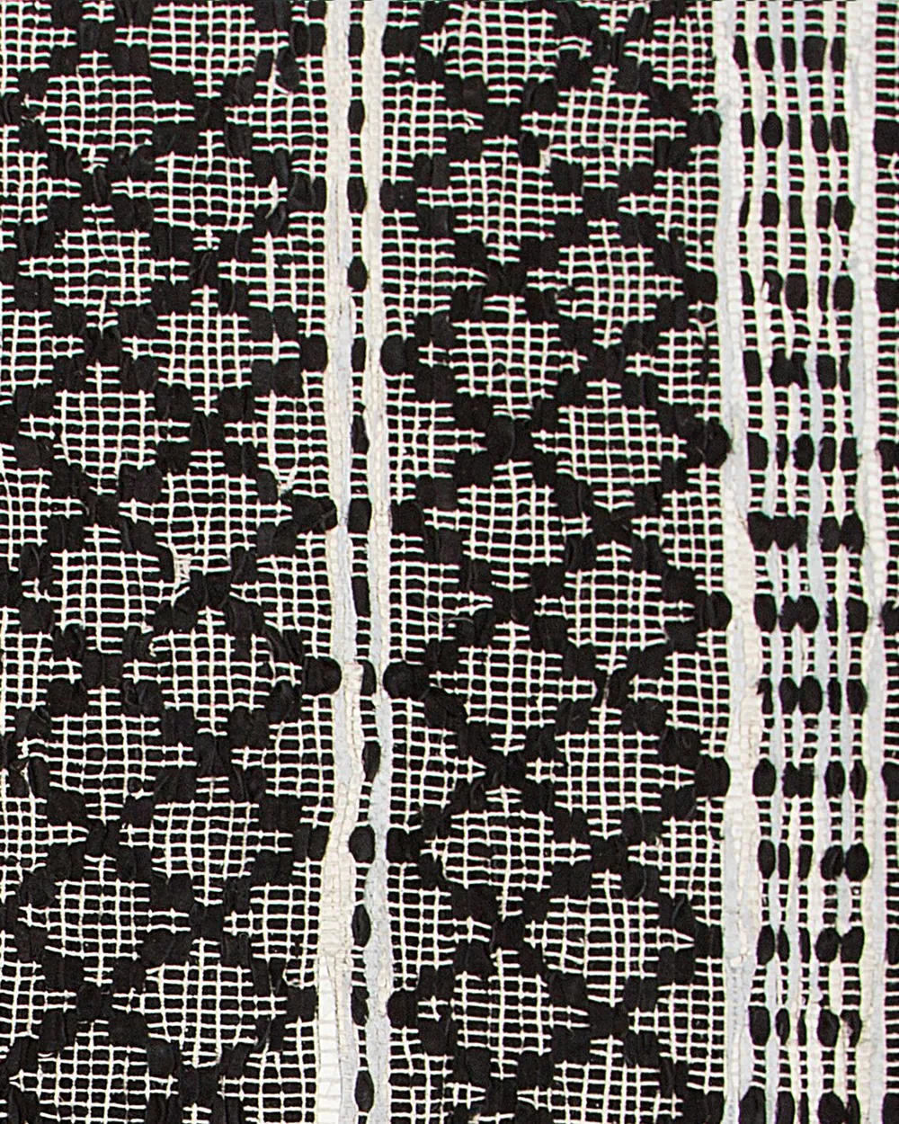 Rug FEHIMLI Black 140 x 200 cm Leather_757898