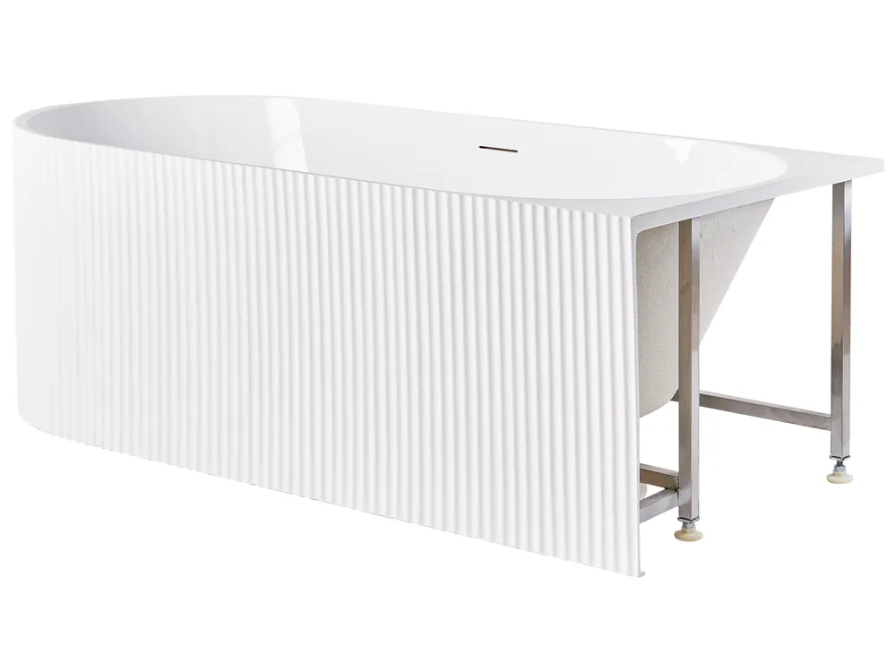 Eckbadewanne GOCTA 170 x 77 cm Weiß linksseitig_1043500