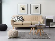 Sofa 3-Sitzer MOTALA Stoff Beige_1145715