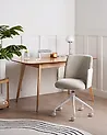 Bürostuhl DRYDEN Cord Taupe