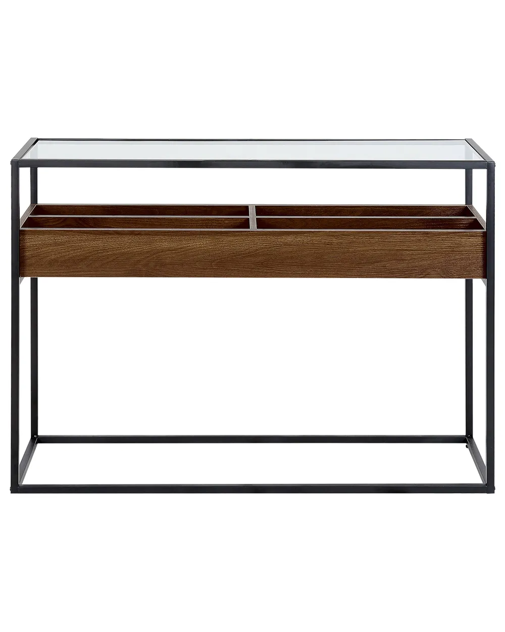 Konsolentisch WACO Sicherheitsglas Schwarz_825577