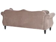 Sofa 3-Sitzer SKIEN Samtstoff Taupe_1034452