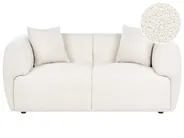 Sofa 2 Seater VALBY Boucle Off-White_1057161