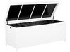 Aufbewahrungsbox MODENA 158 cm 63 cm Polyrattan Weiß