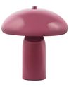 Tischlampe SANYA Metall Burgunderrot