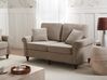 Sofa 2-Sitzer GINNERUP Stoff Taupe