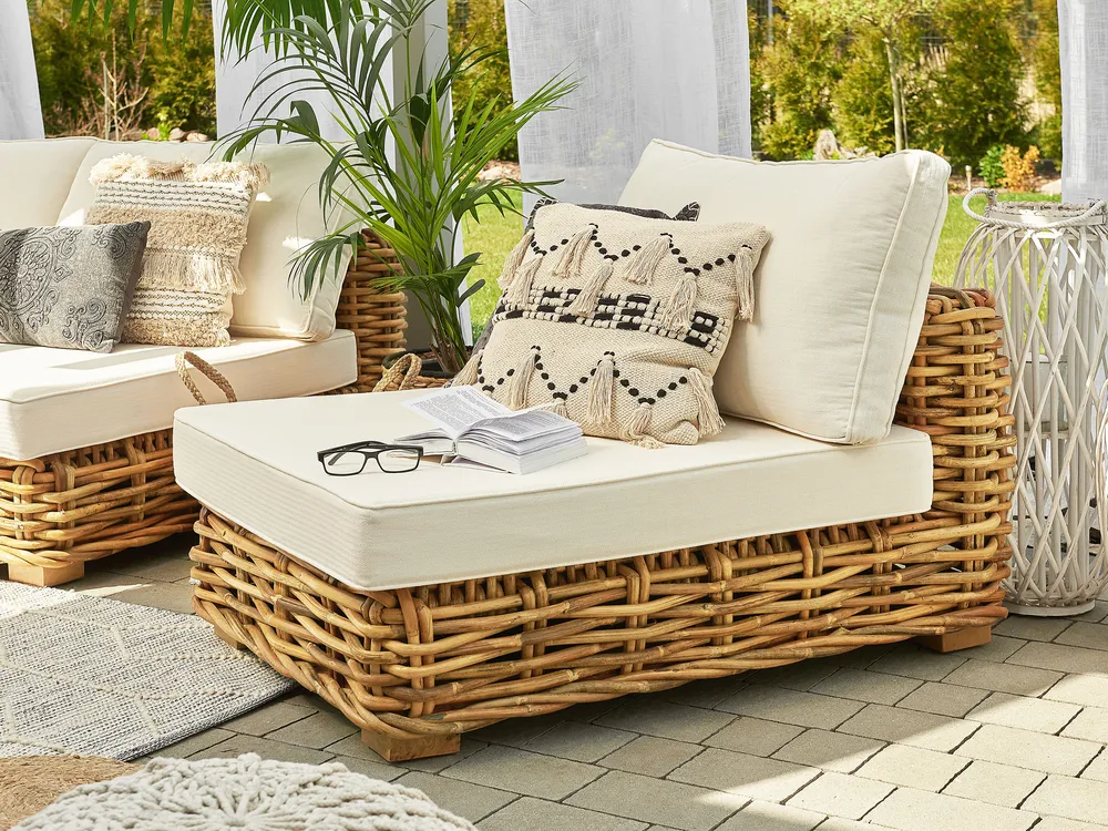 Outdoor Cushion Cover Set VARALLO Off-White_1006750