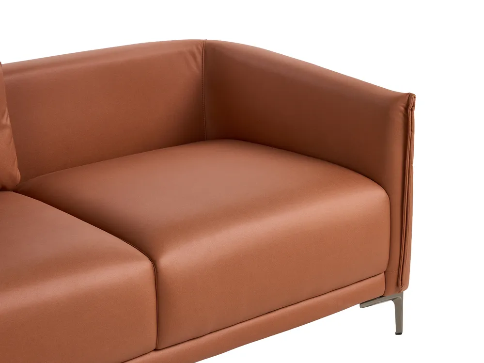 Sofa 2 Seater CILENS Fabric Golden Brown_1120185
